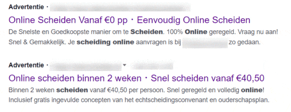 online scheiden goedkoop